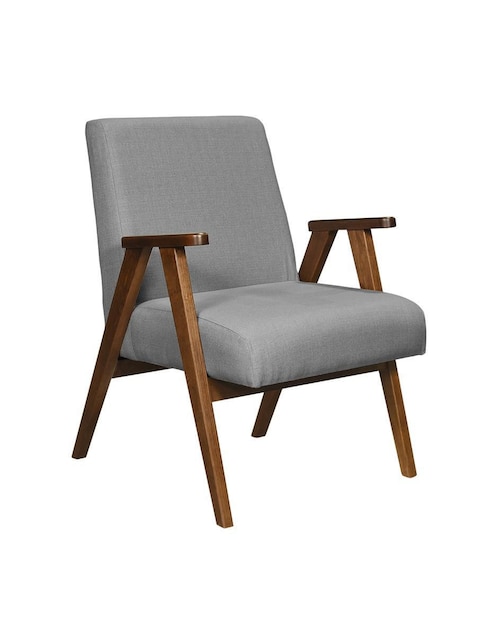 Sillón Blue Room Norton estilo contemporáneo de madera pino