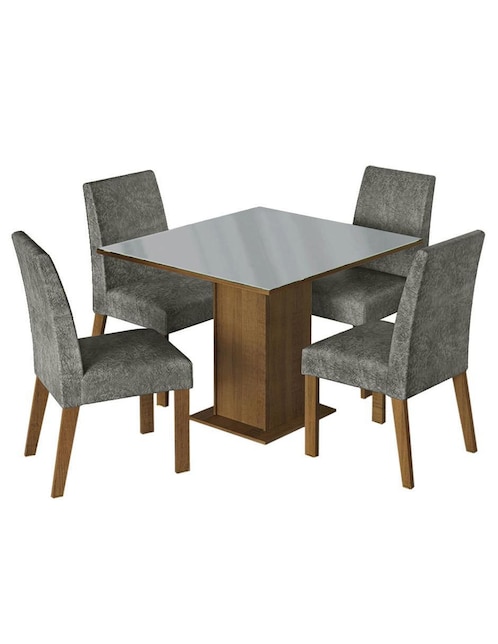 Comedor Madesa Anne para 4 personas