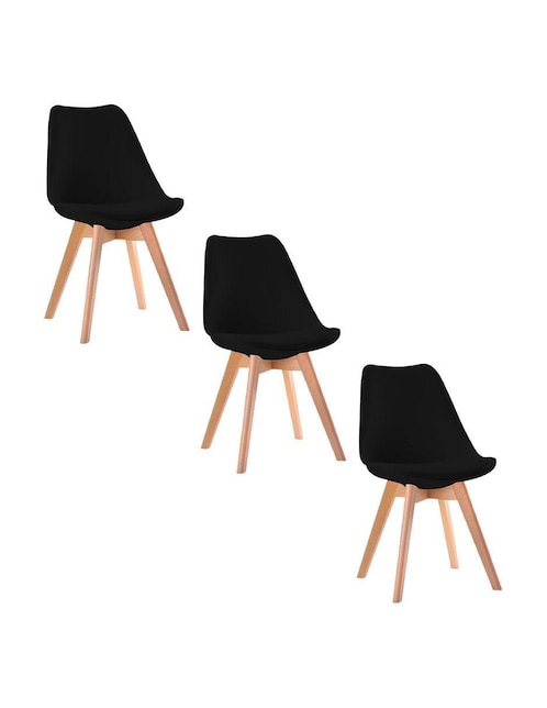 Juego de sillas 3 piezas Linium Tulip