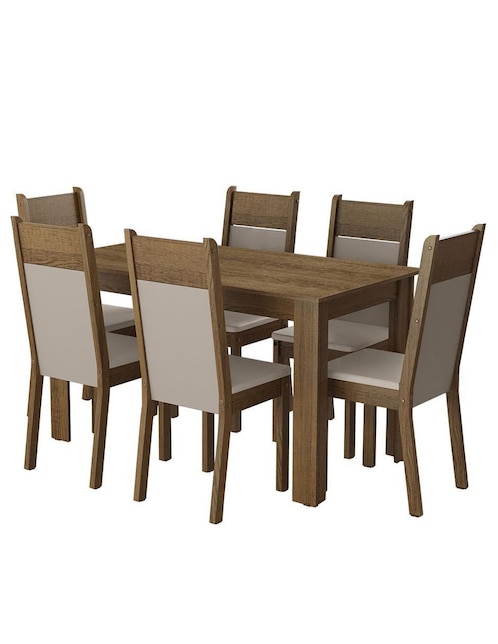 Comedor Bahamas Madesa para 6 personas de MDP