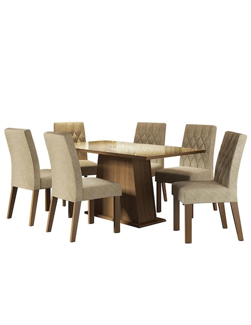 Comedor Stéfani Madesa para 6 personas
