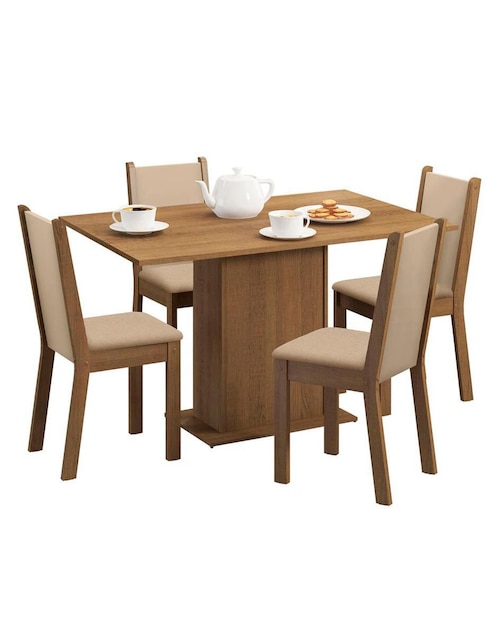 Comedor Talita Madesa para 4 personas de MDP