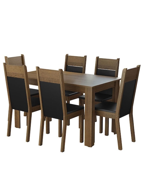 Comedor Bahamas Madesa para 6 personas de MDP