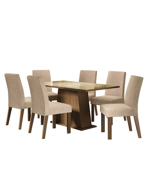 Comedor Patricia Madesa para 6 personas