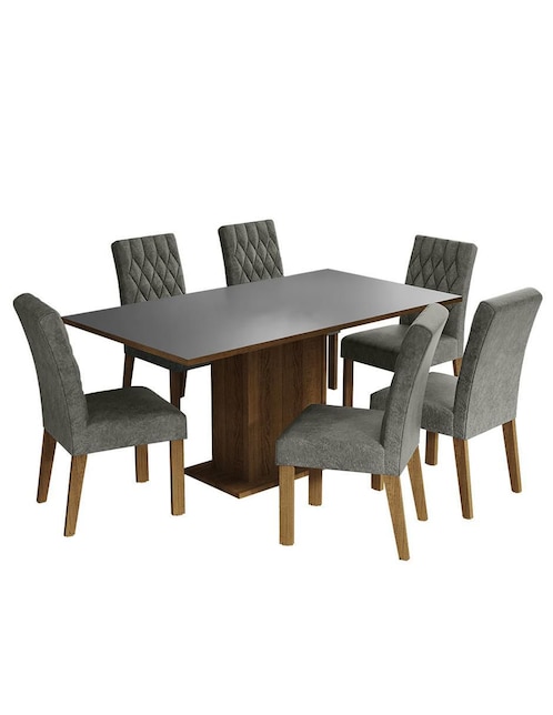 Comedor Hanna Madesa para 6 personas de MDP