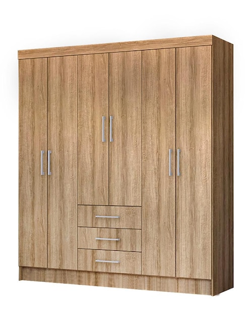 Ropero Mobi Muebles Mimosa Mimosa Lamina Miel de MDP