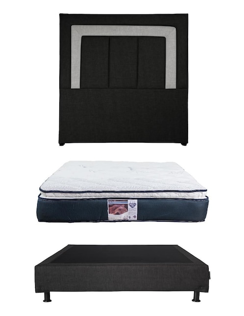 Set Recámara Bora Box de madera pino 1
