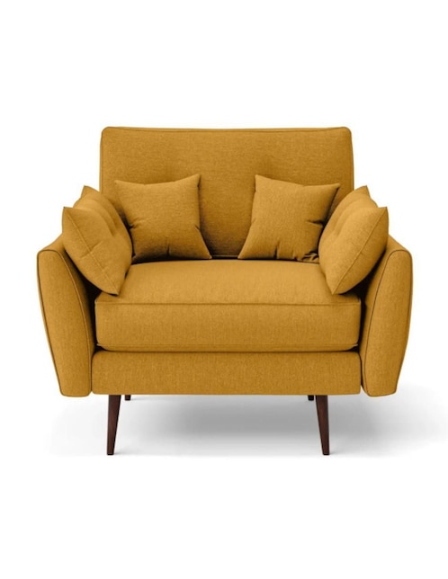 Sillón valencia design menken "estilo" mid century "de" lino