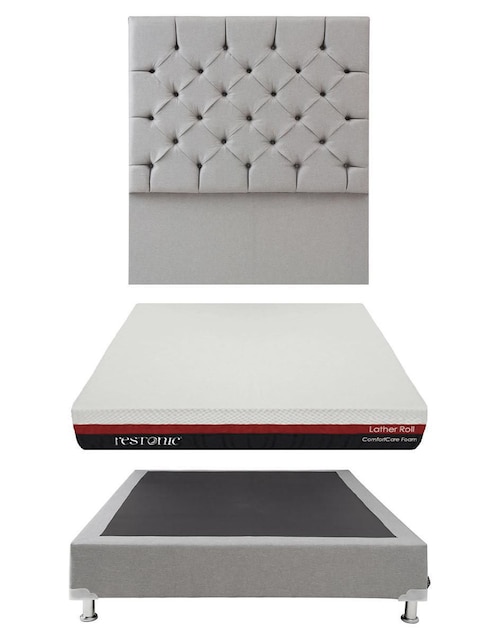 Set Recámara Dicasa Capri Box Trini de madera pino