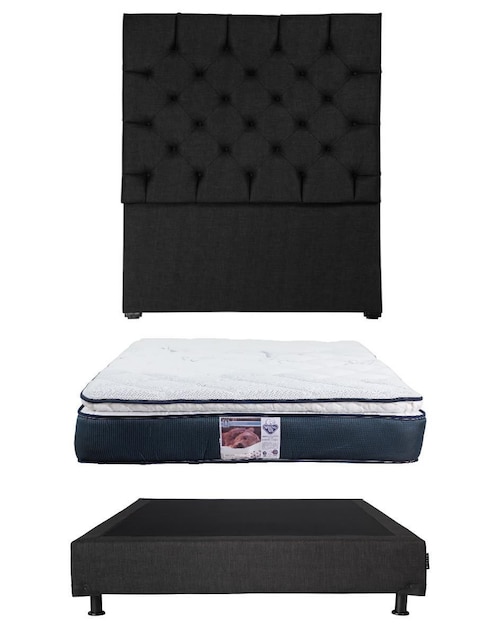 Set Recámara Capri Box Mónaco de madera pino 1