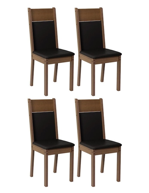 Juego de sillas 4 piezas 4280 Madesa