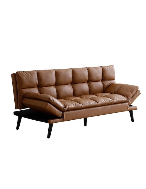 Sofá cama Vanlig Minimalista de vinipiel