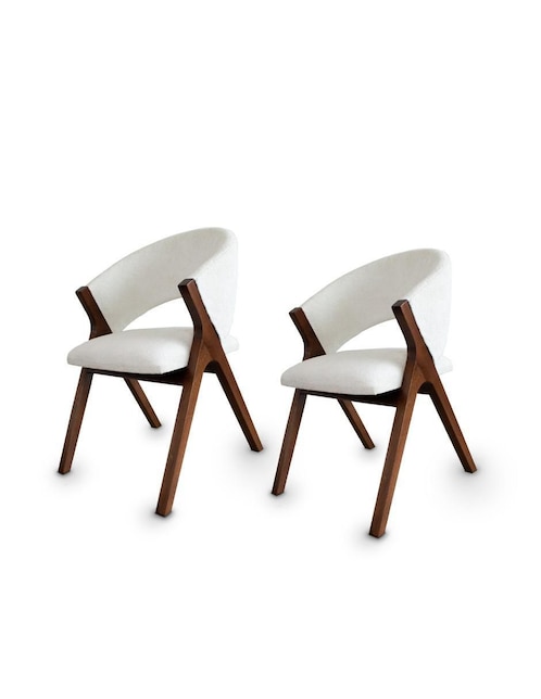 Silla 2 piezas Vaniglam de madera pino