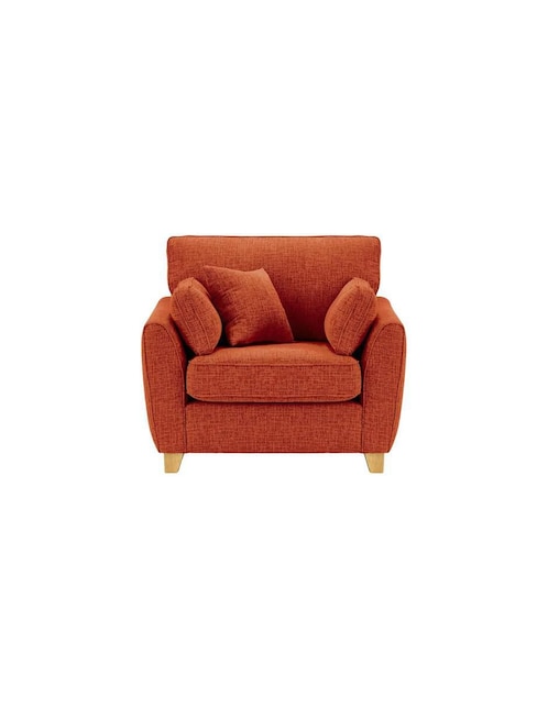 Sillón Valencia Design Maverick estilo nórdico de lino