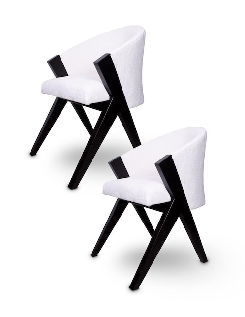 Juego de sillas 2 piezas Vaniglam de madera pino