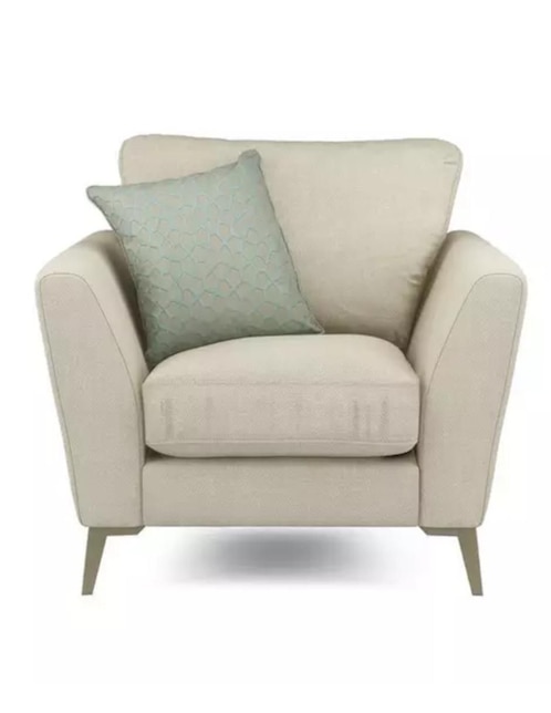 Sillón valencia design morgan "estilo" mid century "de" lino
