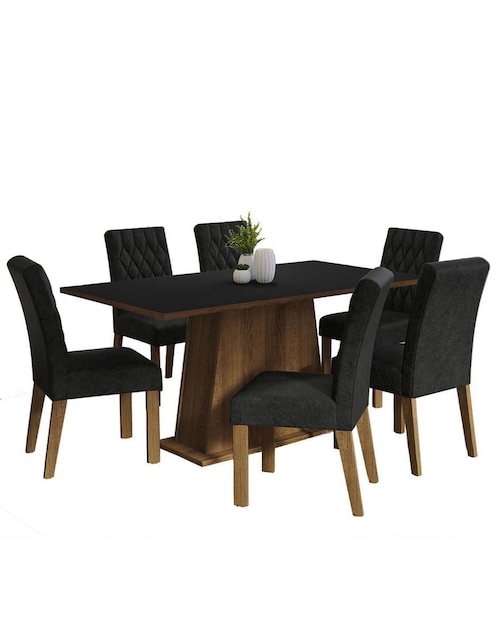 Comedor Britney Madesa para 6 personas de MDP