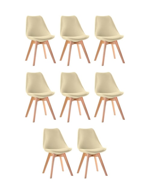 Silla 8 piezas de plástico Silla 8 piezas de plástico