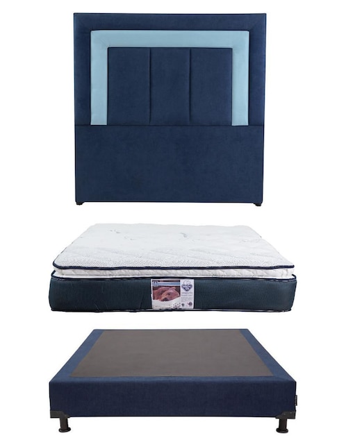 DICASA Set Recámara Dicasa Bora Box de madera pino