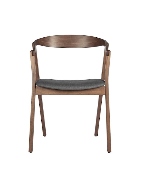 Silla 1 pieza Rum Mobica de madera y tela
