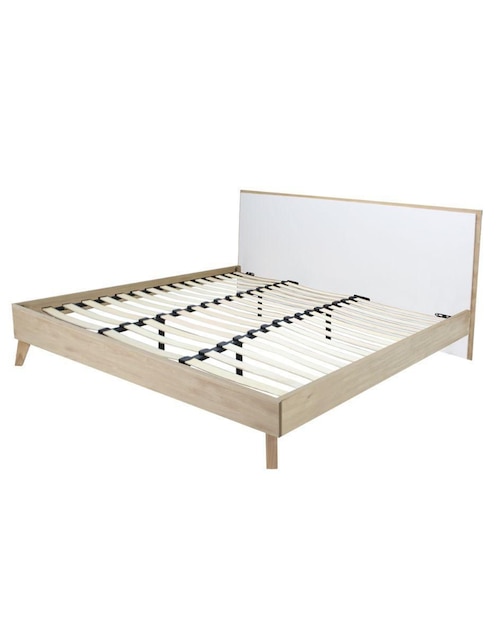 Cama Castella Encino de madera matrimonial Cama Castella Encino de madera matrimonial