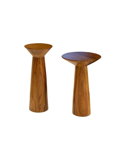 Juegos de mesas para sala Cuahui Axcento de madera parota