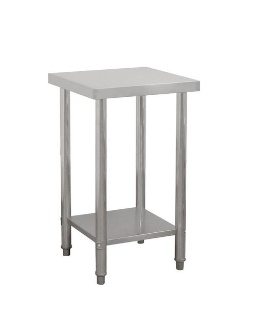 Mesa auxiliar Mindejal de acero inoxidable