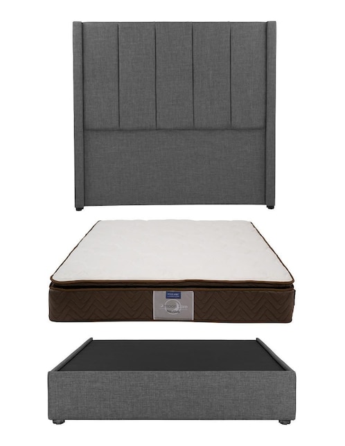 Set Recámara Nizza Nautilus de madera pino 1