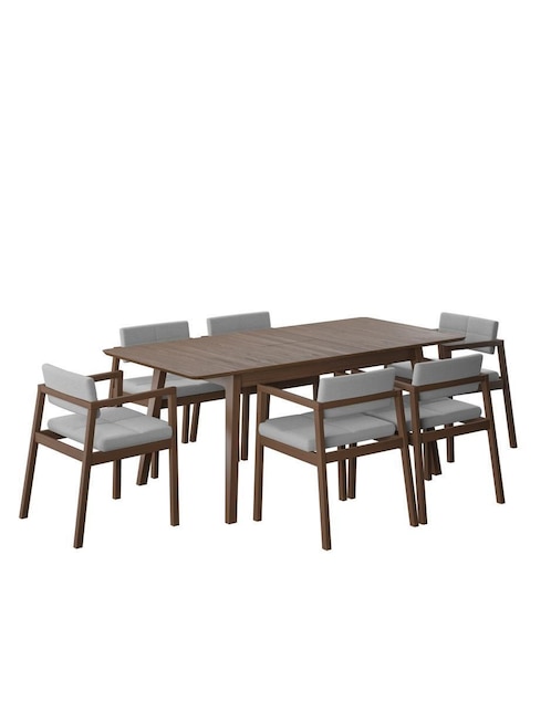 Comedor extensible Verona Midtown Concept para 6 personas de madera