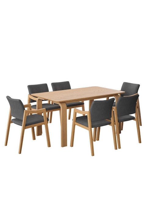 "comedor" bahia midtown concept "para" 6 personas "de" madera