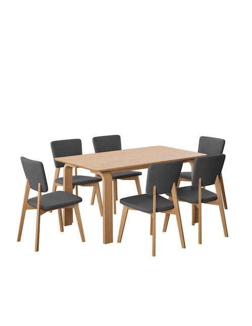"comedor" oslo midtown concept "para" 6 personas "de" madera