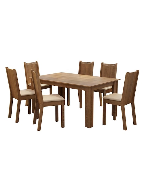 Comedor Analu Madesa para 6 personas de MDP