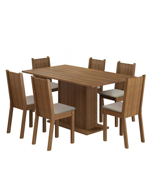 Comedor Megan Madesa para 6 personas