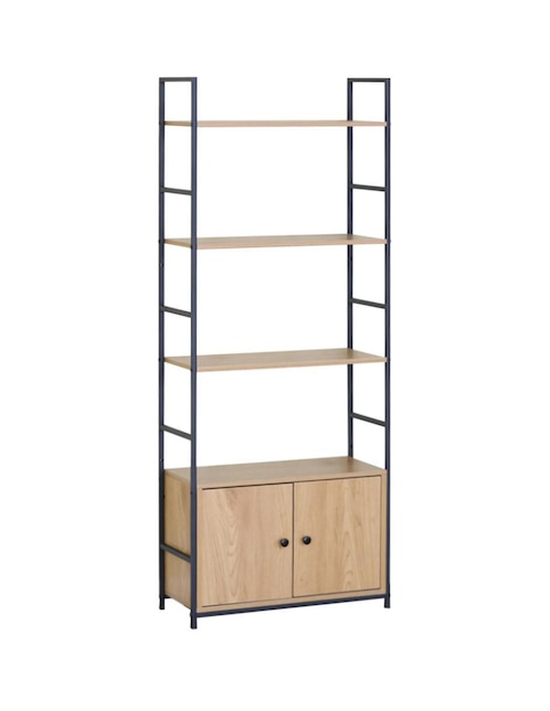 Librero Tokio Maple Ilios Innova de melamina