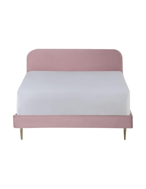 Cama Nisha Moblum de tela matrimonial