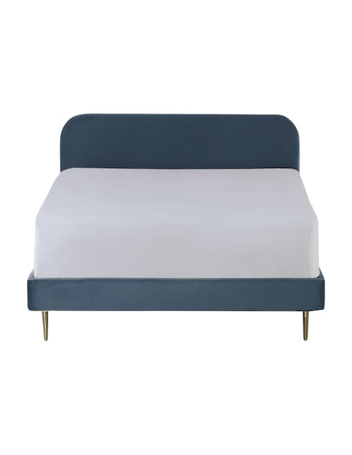 Cama Nisha Moblum de tela matrimonial