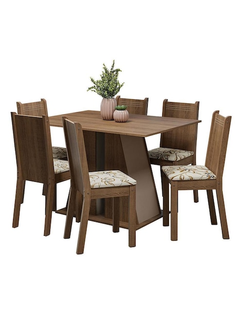 Comedor Sharon Madesa para 6 personas