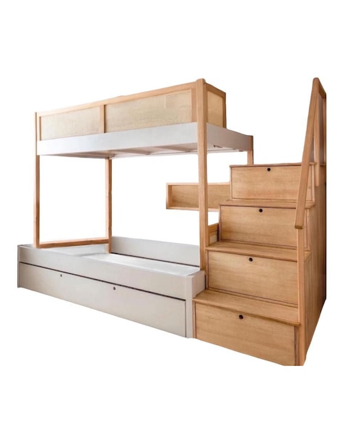 Litera Cotton Muebles Playhouse de madera pino Ind-Mat
