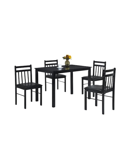 Comedor New York Punto y Compra para 4 personas de madera