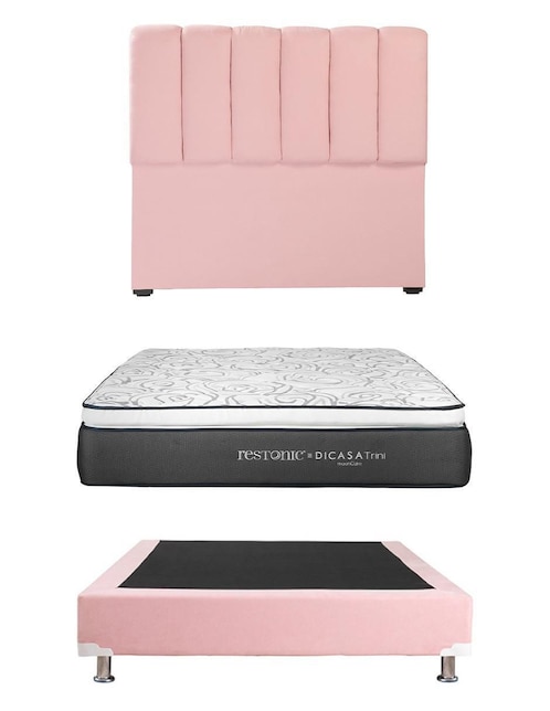 Set recámara Dicasa Kami Trini de madera pino