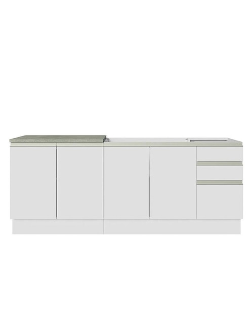 MADESA Gabinete armable Glamy Madesa de MDP