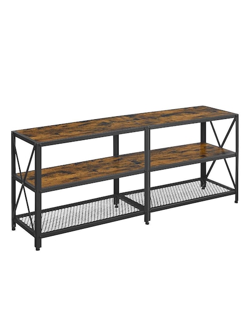 Mueble de TV armable Dailen de metal y madera 1