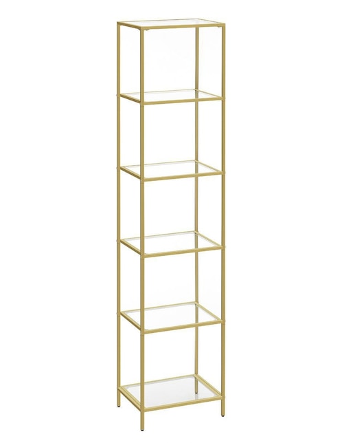Librero armable Baris de vidrio 1