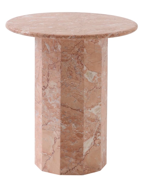 Mesa lateral Lucca de mármol 1