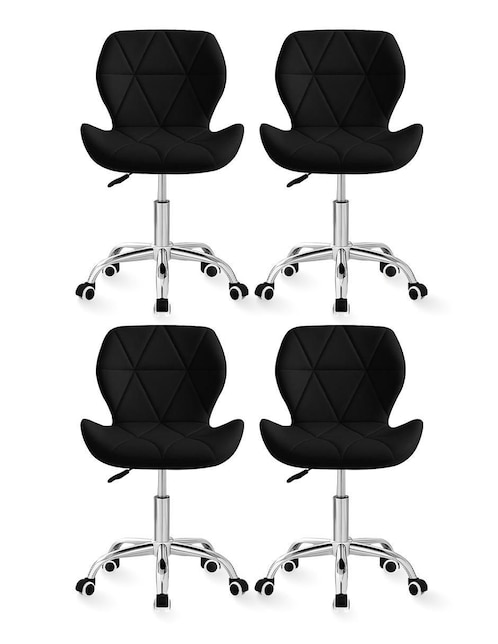 Silla de escritorio 4 piezas Linium