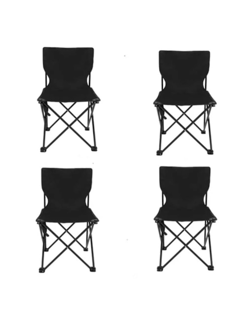 Juego de sillas plegables 4 piezas Pallpall