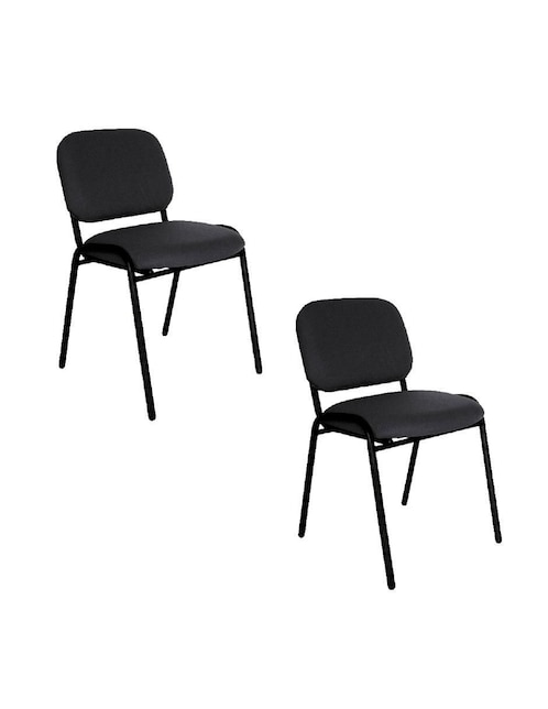 Juego de sillas 2 piezas Offiho de acero