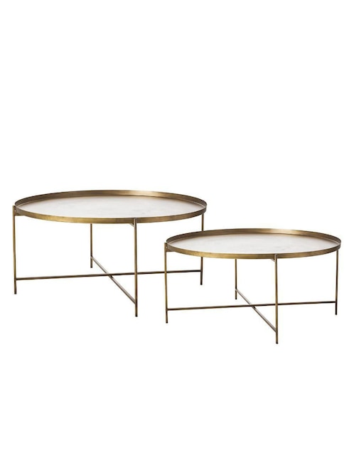 TERZETTO FURNITURE Mesa de centro armable Terzetto Furniture de metal