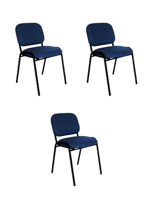 Juego de sillas 3 piezas de textileno adulto 1