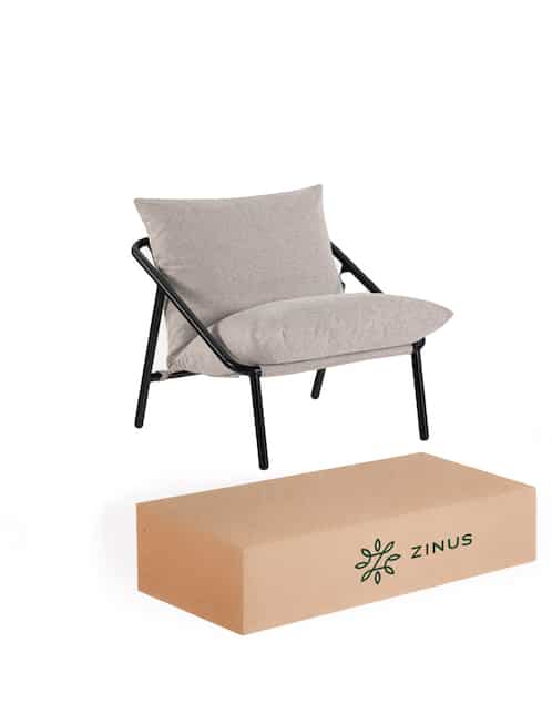 Silla 1 "piezas" ada zinus "de" mezcla de materiales adulto
